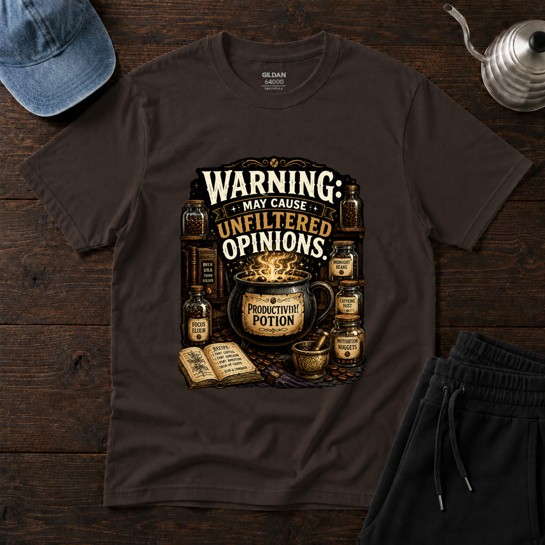 Warning: Unfiltered Opinions T-Shirt