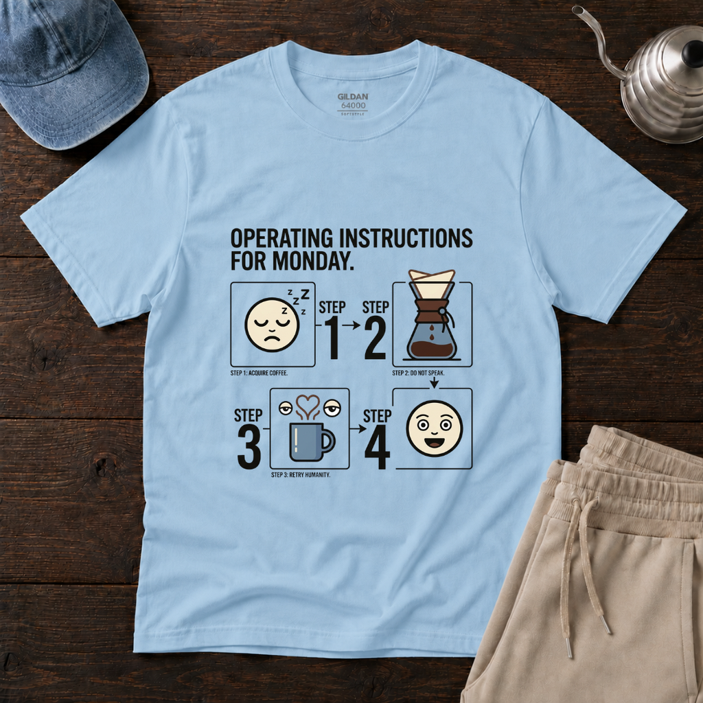 Operating Instructions For Monday ... T-Shirt