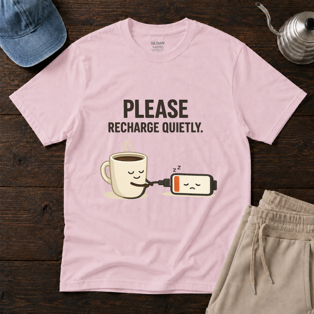 Please Recharge Quietly T-Shirt