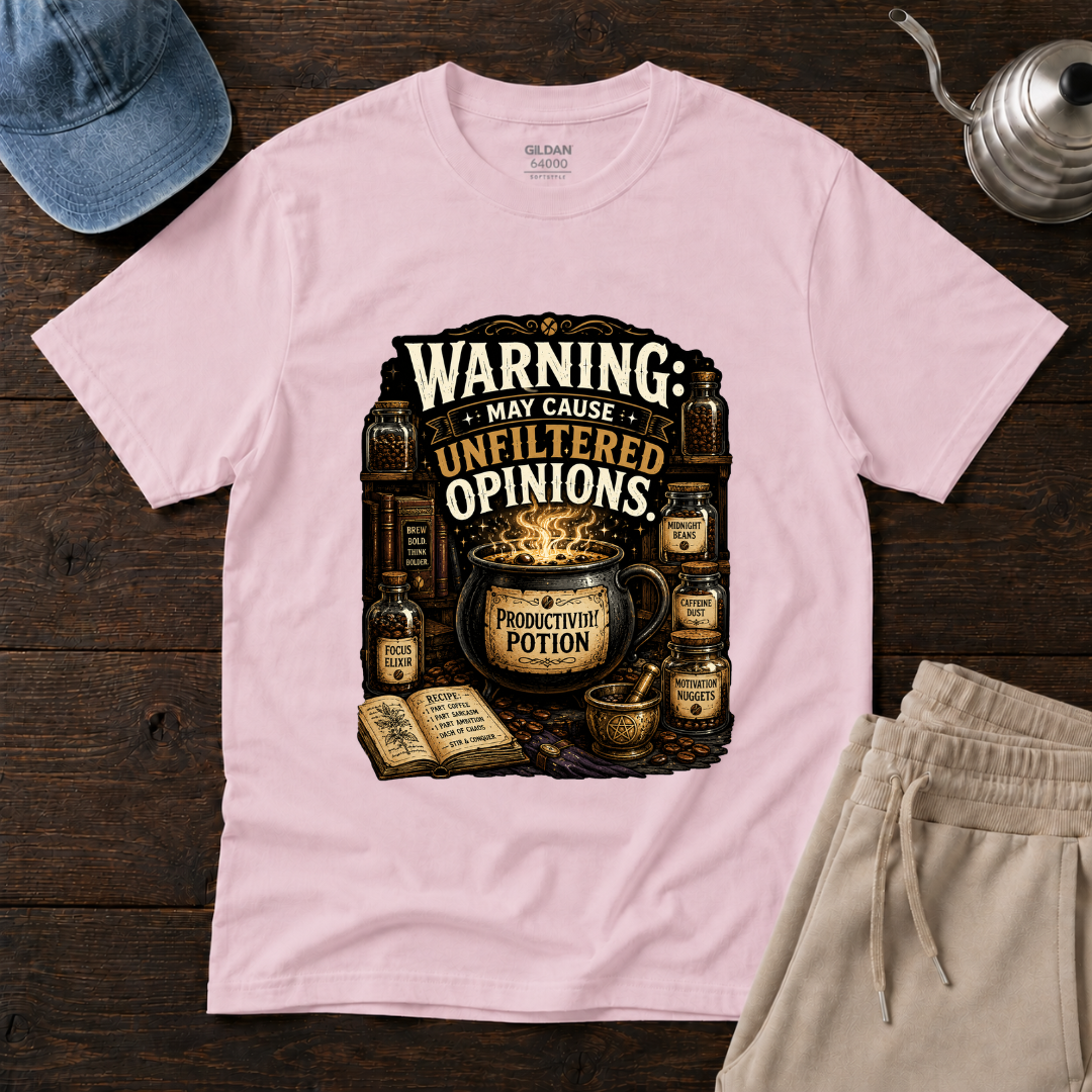 Warning: Unfiltered Opinions T-Shirt