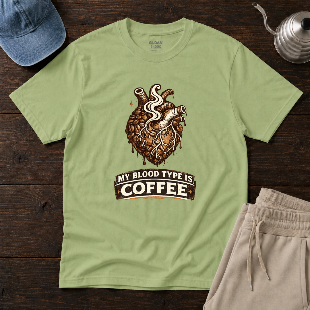 My Blood Type Is Coffee T-Shirt
