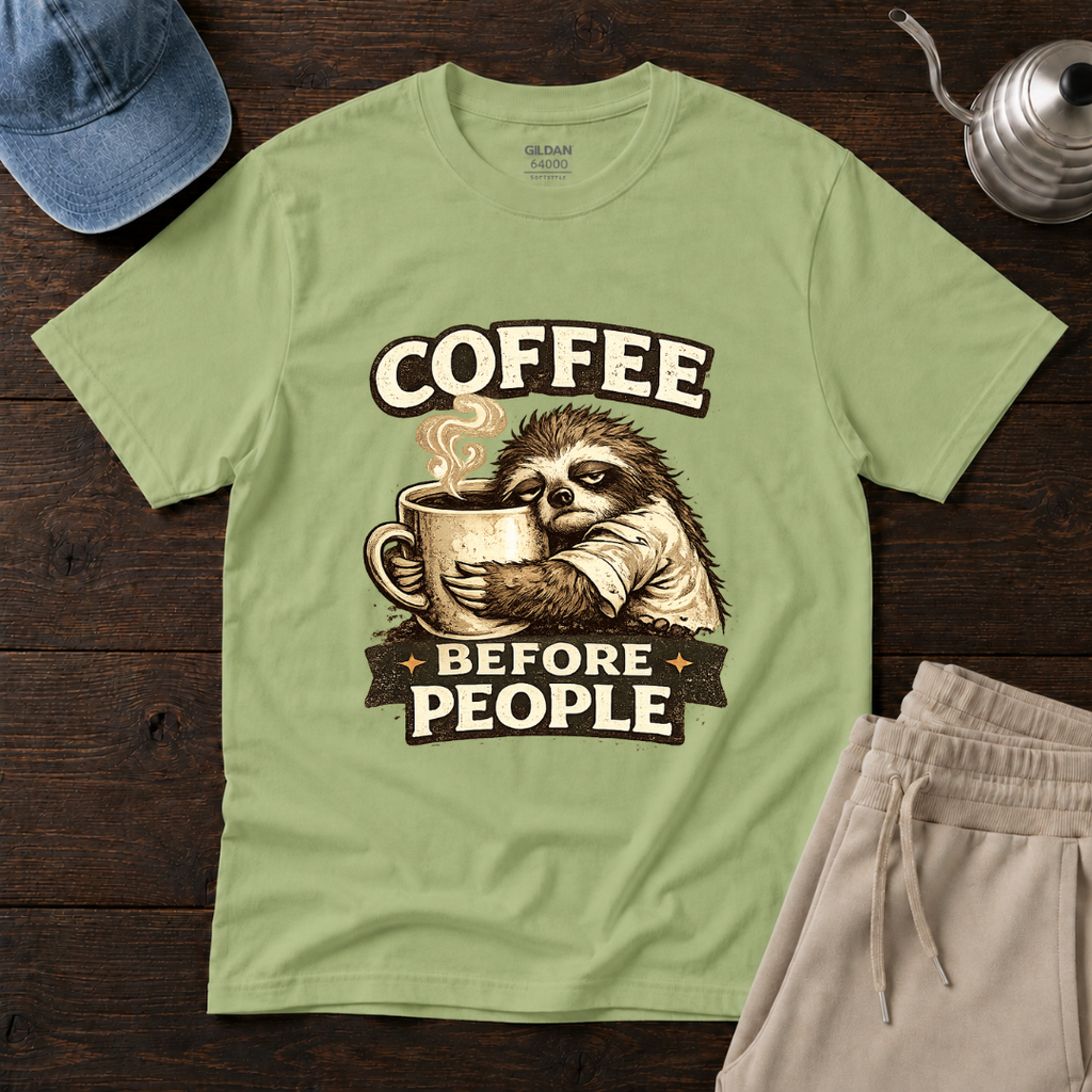 Coffee Before People T-Shirt
