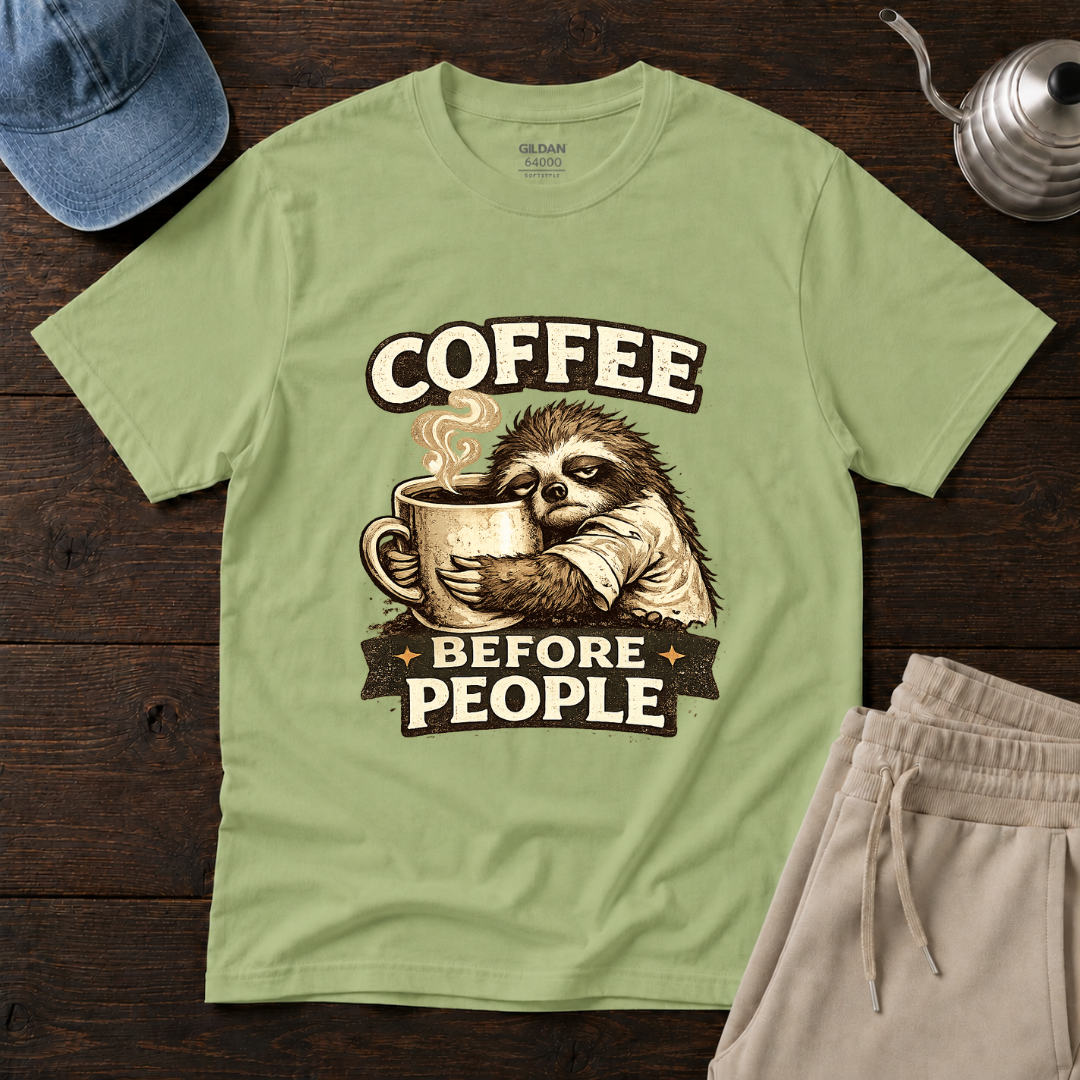 Coffee Before People T-Shirt