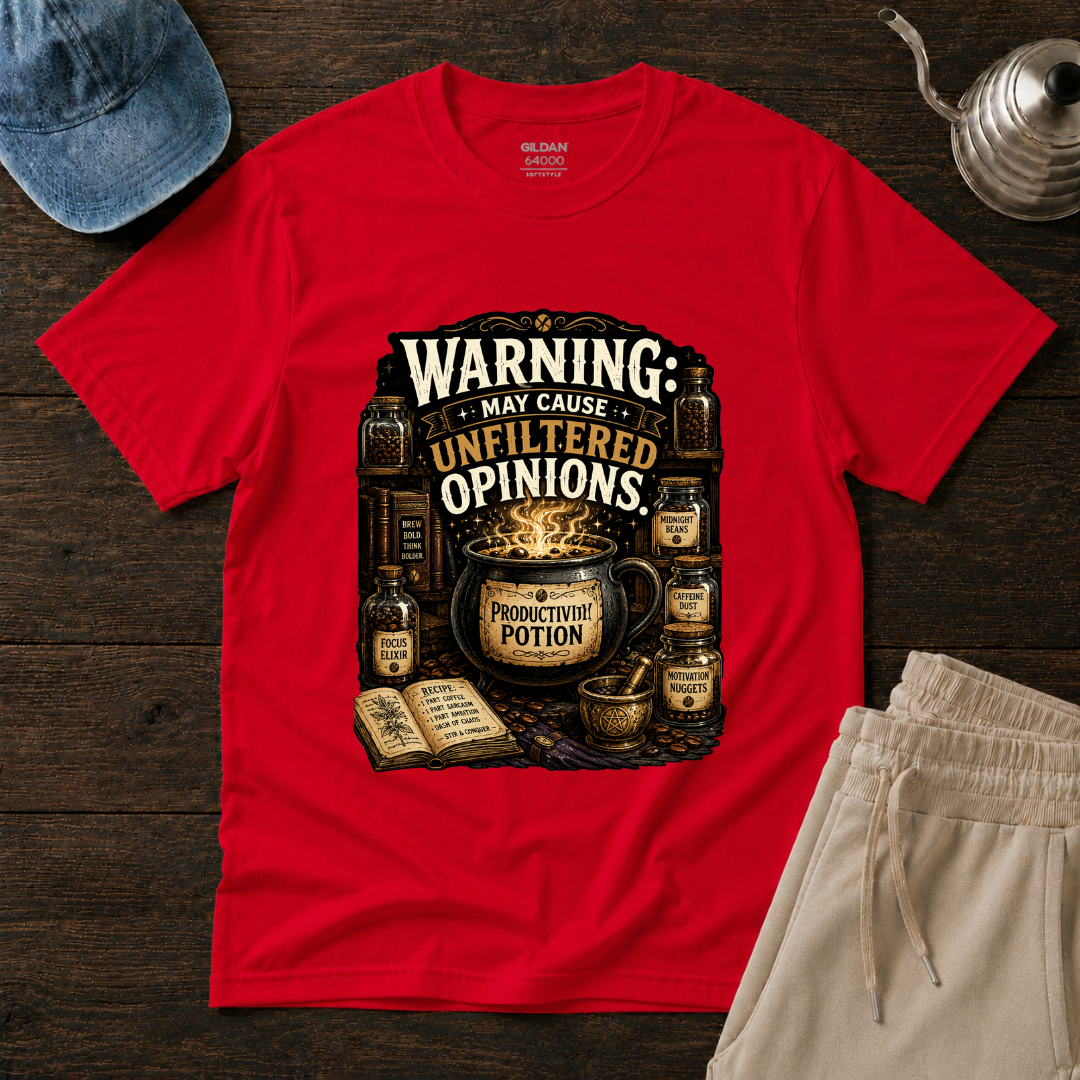 Warning: Unfiltered Opinions T-Shirt