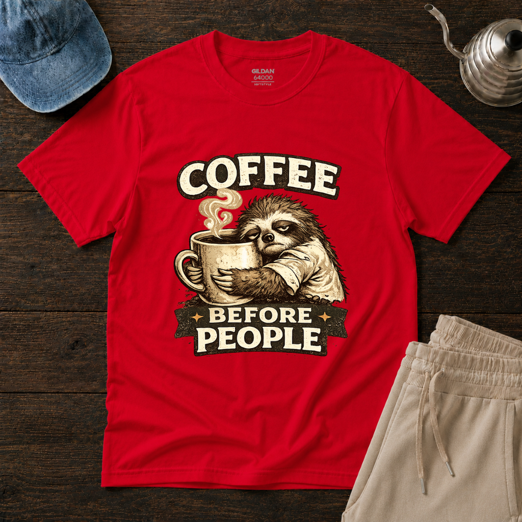 Coffee Before People T-Shirt