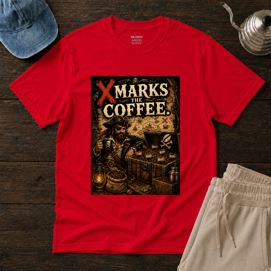 X Marks The Coffee T-Shirt