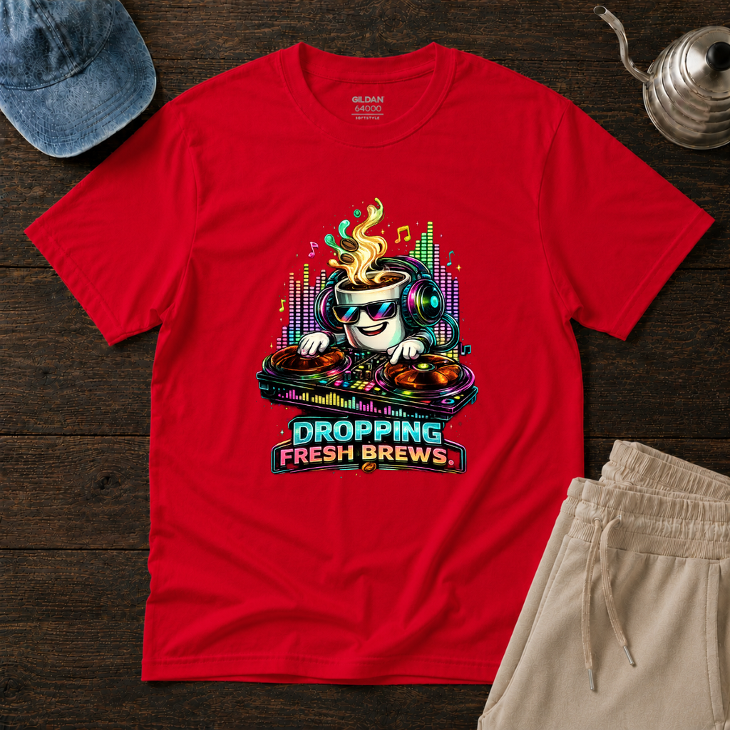 Dropping Fresh Brews T-Shirt
