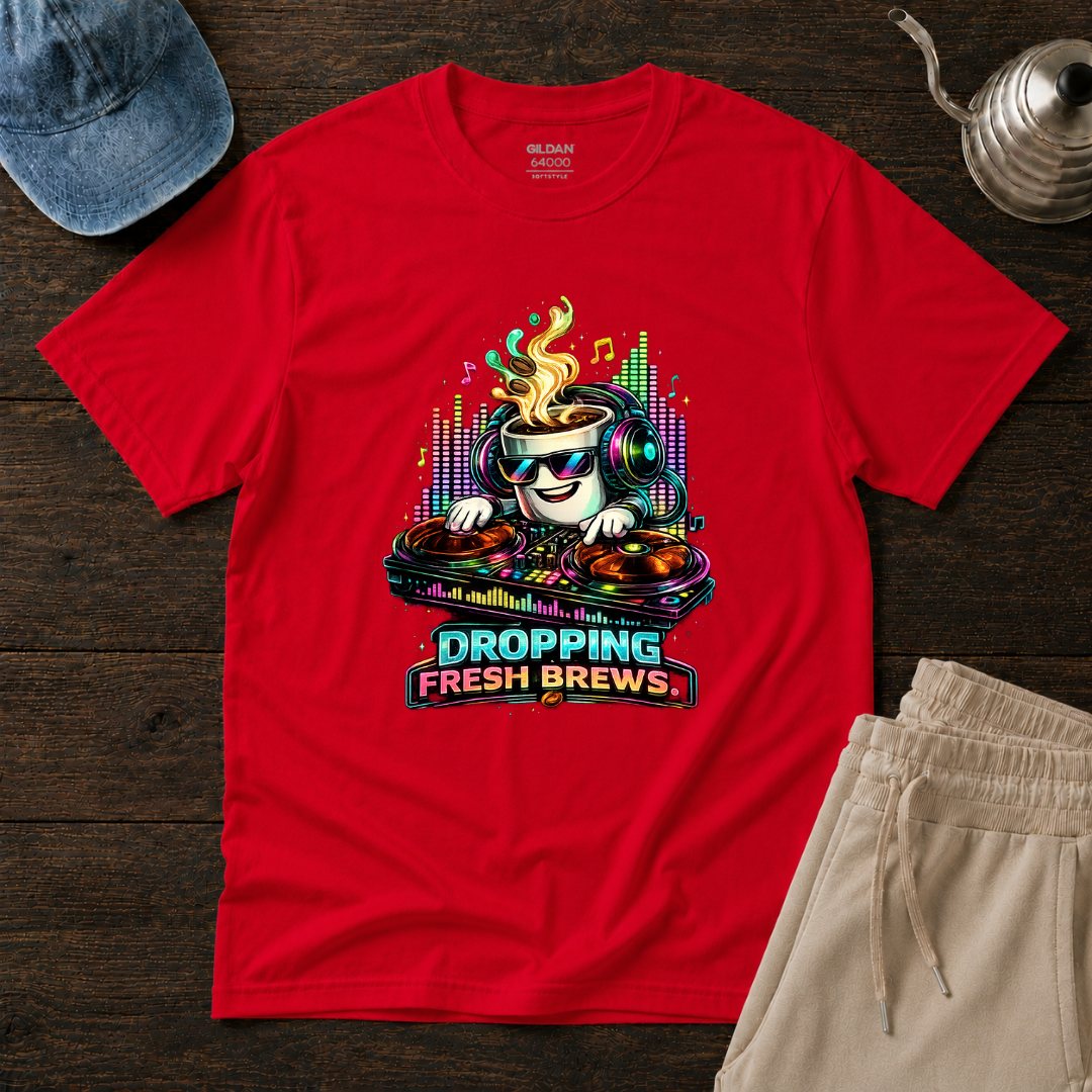 Dropping Fresh Brews T-Shirt