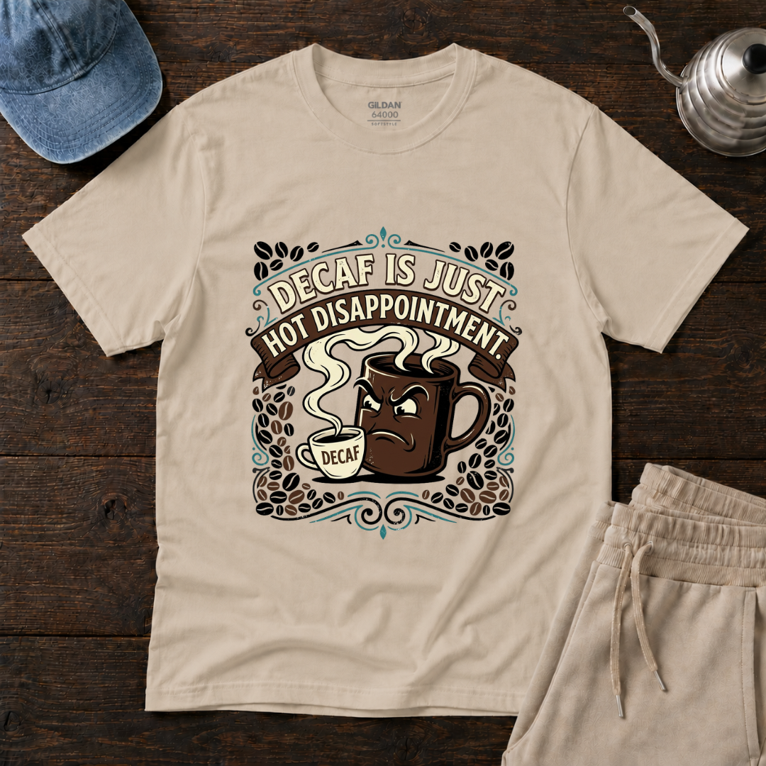 Decaf Is Just Hot Disappointment T-Shirt