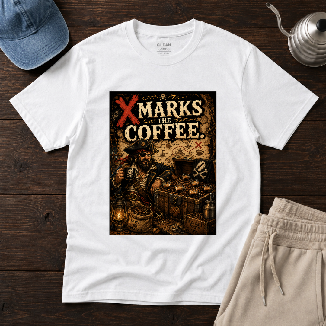 X Marks The Coffee T-Shirt