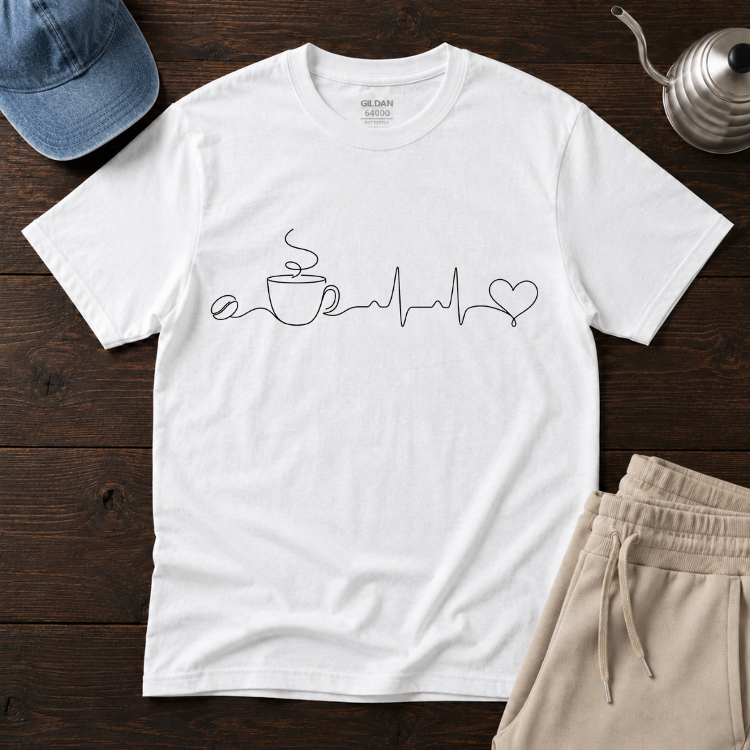 Heart Beat Line T-Shirt