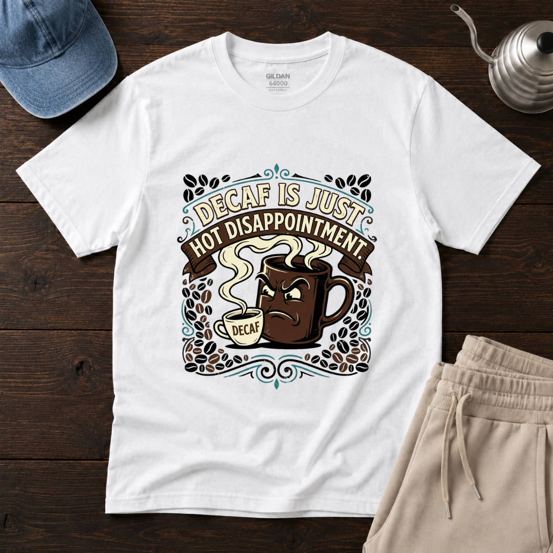 Decaf Is Just Hot Disappointment T-Shirt