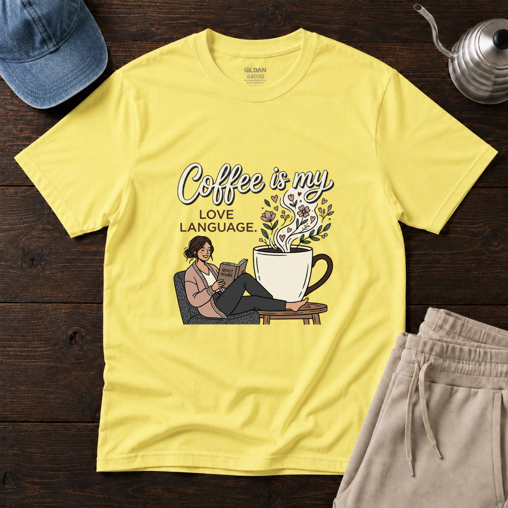 Coffee Is My Love Language T-Shirt