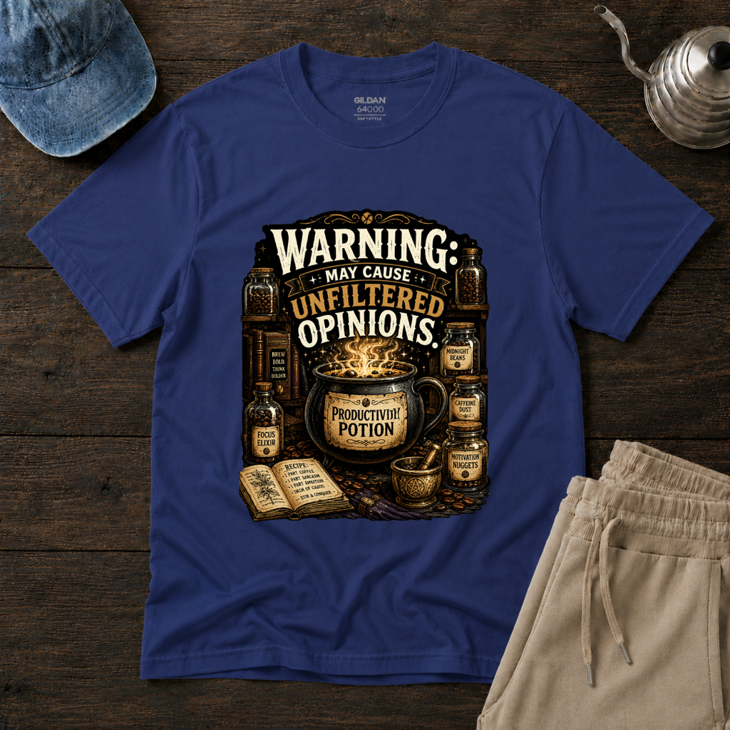 Warning: Unfiltered Opinions T-Shirt