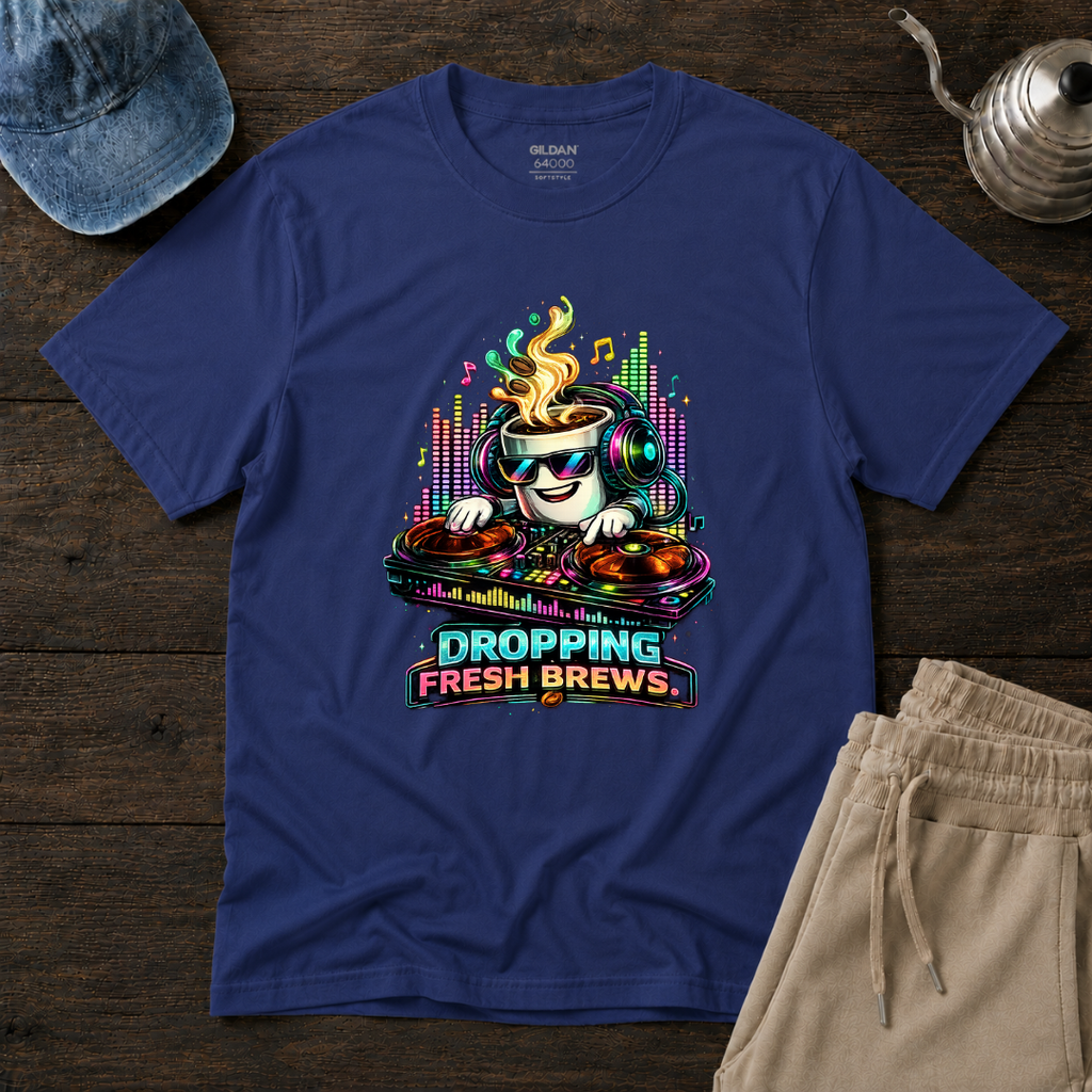 Dropping Fresh Brews T-Shirt