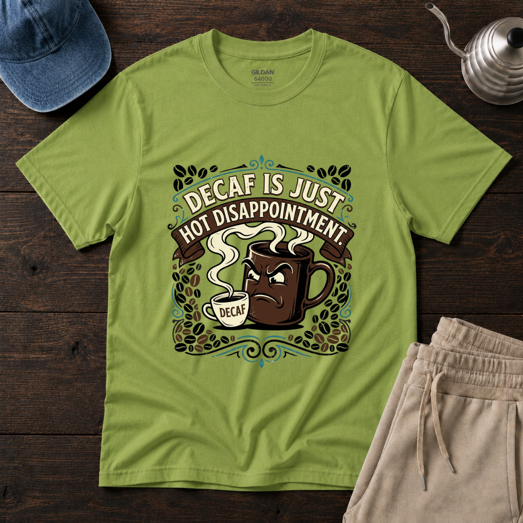 Decaf Is Just Hot Disappointment T-Shirt