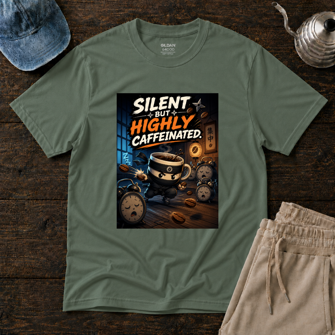 Caffeinated Ninja T-Shirt