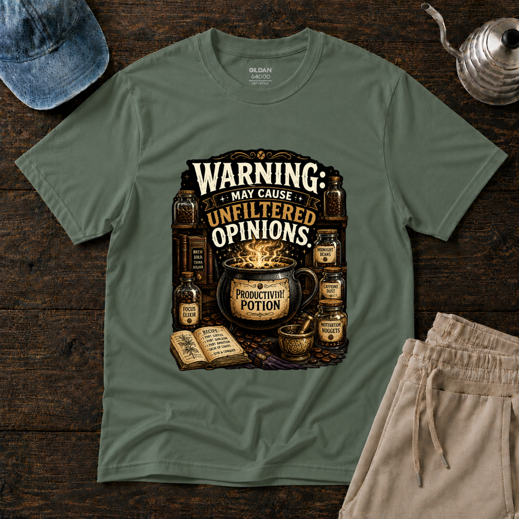 Warning: Unfiltered Opinions T-Shirt