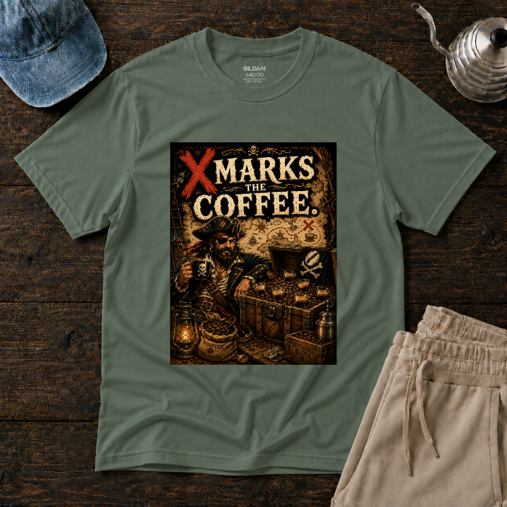 X Marks The Coffee T-Shirt