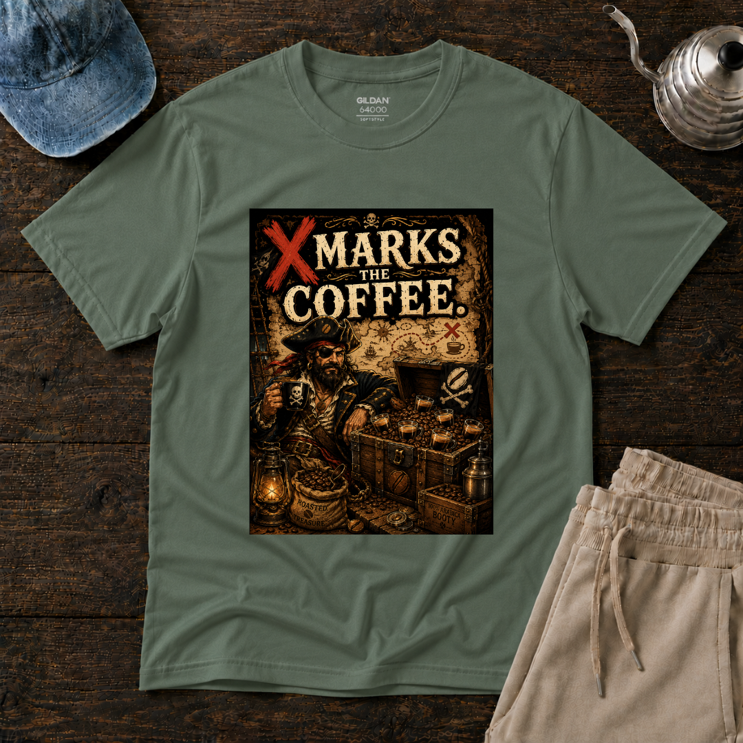 X Marks The Coffee T-Shirt