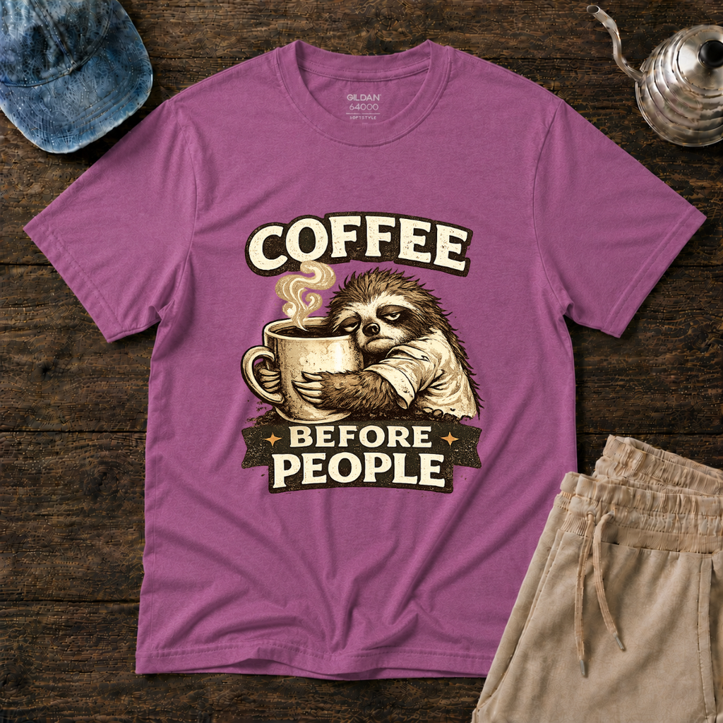Coffee Before People T-Shirt
