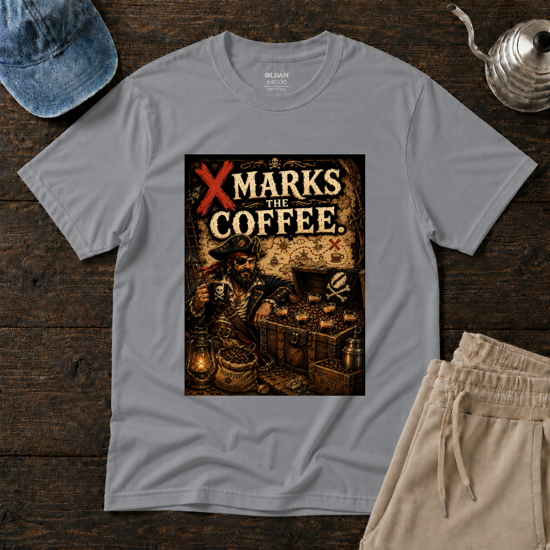 X Marks The Coffee T-Shirt